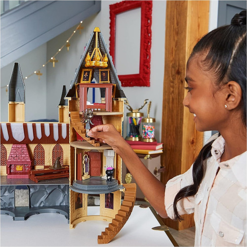 Harry Potter, Mini Castillo De Hogwarts Con Luces Y Sonido