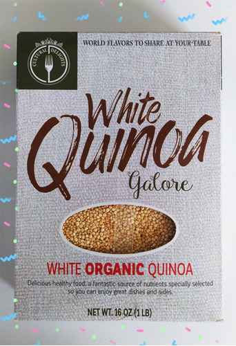 Quinoa Blanca Orgánica Galore 1lb