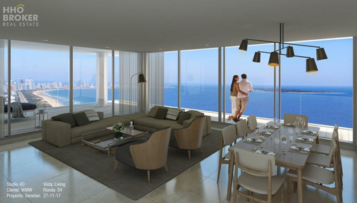 Imagen 9 de 17 de Apartamento En Venta De 4 Dormitorios Venetian Piso Alto - Punta Del Este Mansa