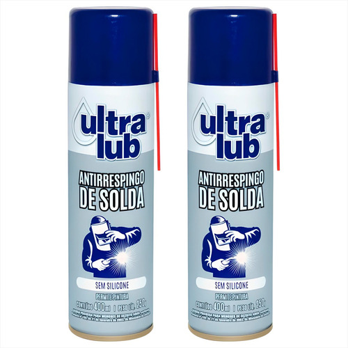 Antirespingo De Solda Sem Silicone Ultra Lub 400ml Kit 2