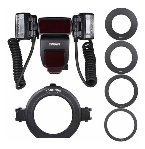 Flash Macro Doble Cabezal Yongnuo Yn24ex E-ttl Speedlite