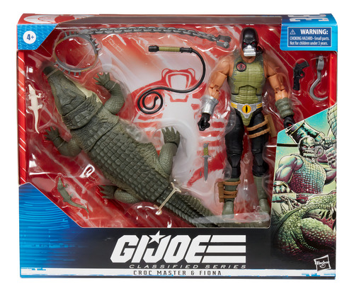 Muñeca Croc Master y Fiona Hasbro de la serie clasificada G.i. Joe