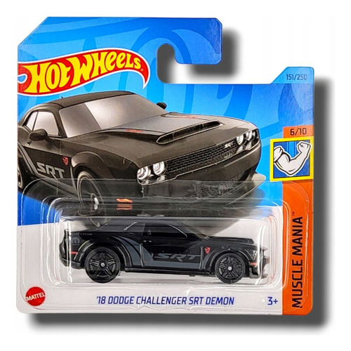 Hot Wheels 18 Dodge Challenger Srt Demon 2023 Hkk90 Mattel