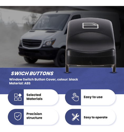 Para Tapa De Botón De Interruptor De Ventana Sprinter W906