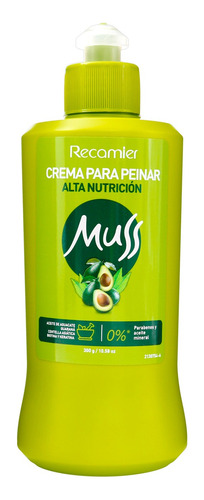 Crema Para Peinar Muss Alta Nutrición - Aguacate, Keratina