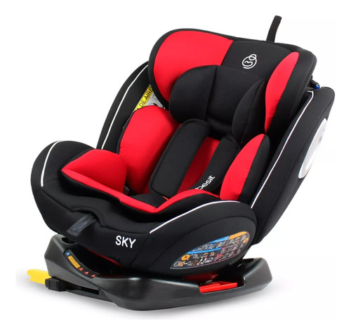 Silla Para Carro Bebé Sky 360 Isofix Bebesit 0 A 12 Años