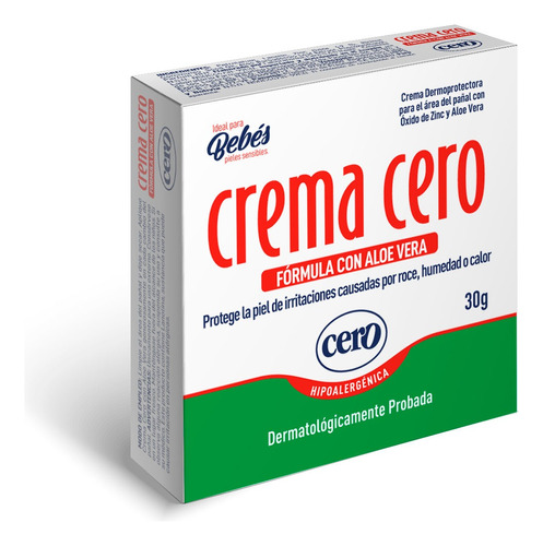 Crema Cero Aloe Vera 30gr - g a $433