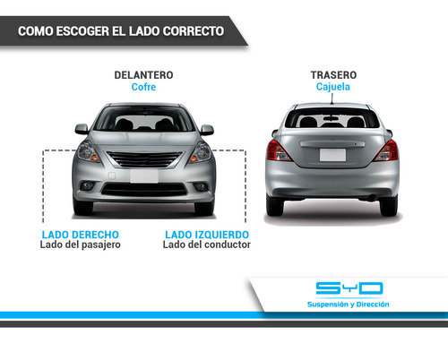 Amortiguador Hid Tras Izq/der Syd P/peugeot 206 99 A 08