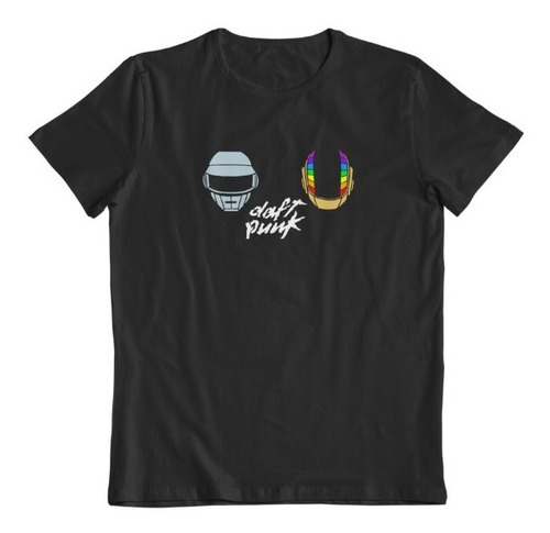 Camiseta Daft Punk Art Electrónica Colors