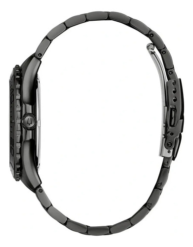 Reloj Bulova Hombre 98b438 Correa Negro Bisel Negro Fondo Negro