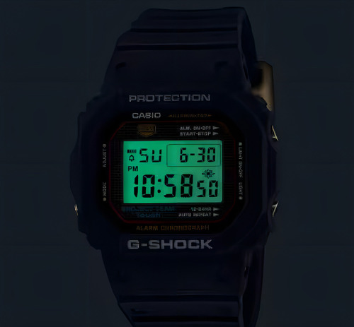 Reloj Casio G-shock DW-5040PG-1DR *rojo. Color de la correa Ltda 40th: negro, color del bisel: negro, color de fondo: amarillo