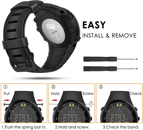 Imagen 4 de 8 de Malla De Reloj Suunto Core Smartwacth