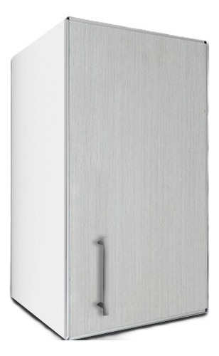 Alacena Modulo 1 Pta Mueble De Cocina Organizador 35cm+++ Color Roble/blanco Alum