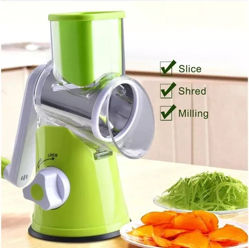 Rallador Rayador Queso Verduras Múltiple Manual Acero Inox.