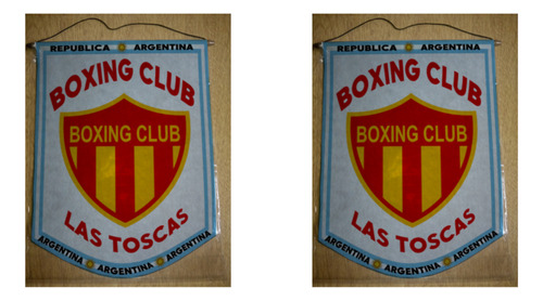 Banderin Mediano 27cm Boxing Club Las Toscas