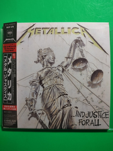 Metallica - ... And Justice For All (cd Mini Lp, 2003 Japón)