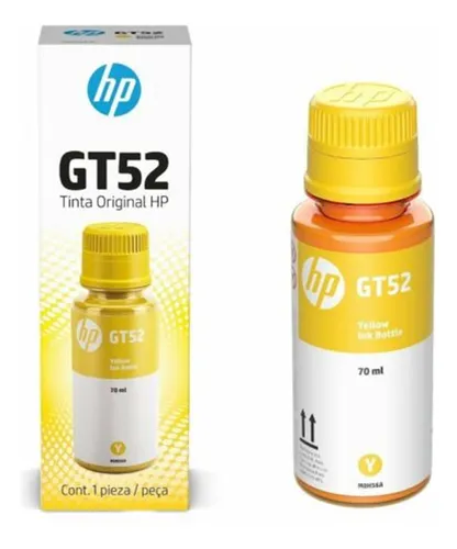 Hp Gt52 Tinta De Impresora Yellow 70ml