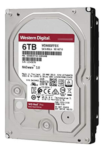 Western Digital 6tb Wd Red Pro Nas Disco Duro Interno
