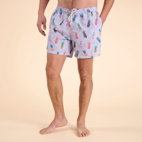 Imagen 2 de 6 de Traje De Bano Rockford Sws-izam-sum21 Pineapples Para Hombre