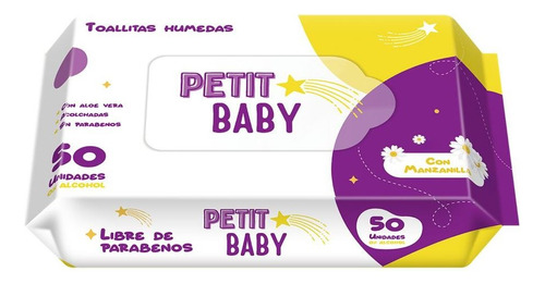 Toallitas Petit Baby Aloe X 400 - Unidad a $50