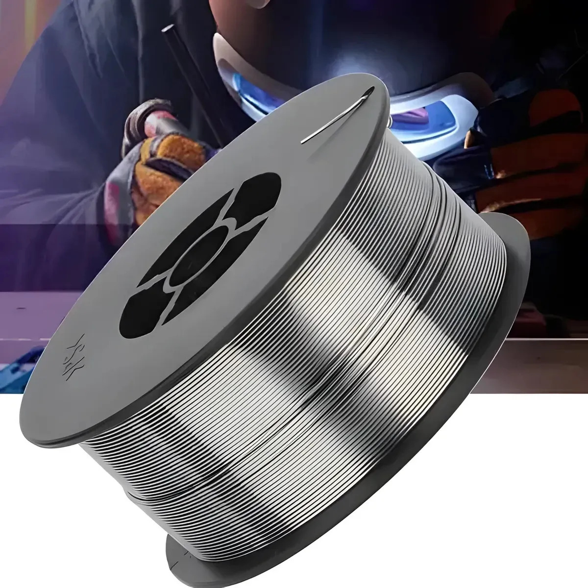 Microalambre de Soldadura de 1mm y 1kg Sin Gas Para Reparaciones Metálicas PBCOWASN