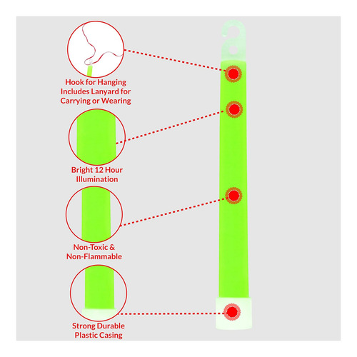 Barras Luminosas, Snap & Light Sticks De Meditac, De 6 A 12