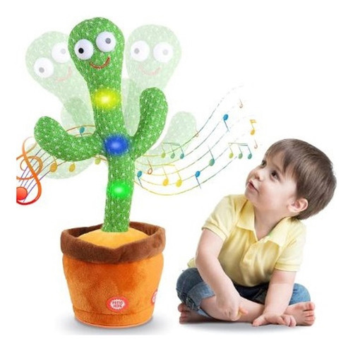 Cactus Bailarín Tuna Música 120 Canciones Repite Voces Usb