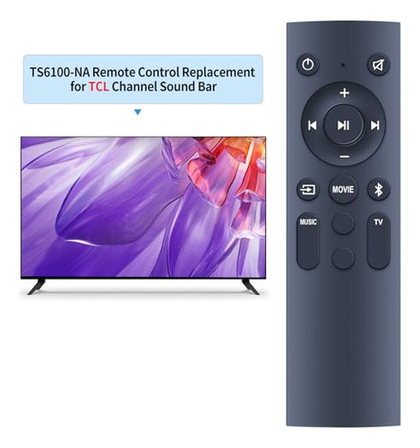 Pack: Control Remoto Para Soundbar Tcl Alto 6 Ts6100/ts6110