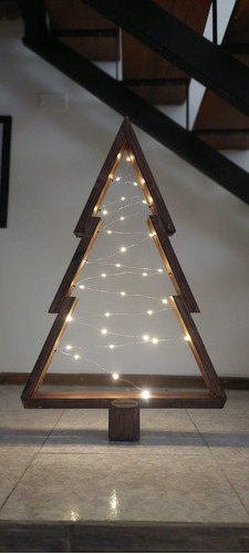 Árbolito De Navidad De Madera Estilo Industrial