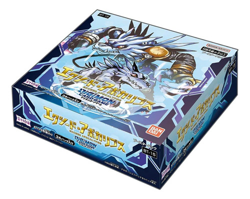 Digimon Card Game Exceed Apocalypse Caja C/24 Sobres Bt15 Idioma Ingles