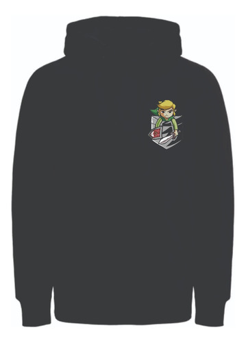 Hoodies Videojuego The Legend Of Zelda Link Bolsillo