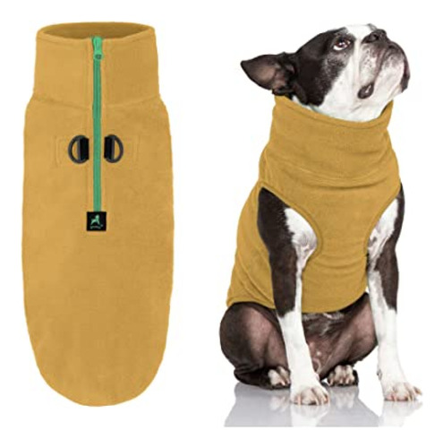 Chaleco Para Perros  Gooby Chaleco Polar Con Media Cremaller