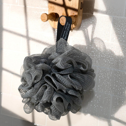 Ecotools Ecopuf De Carbón, Esponja De Lufa Para Baño Y Ducha