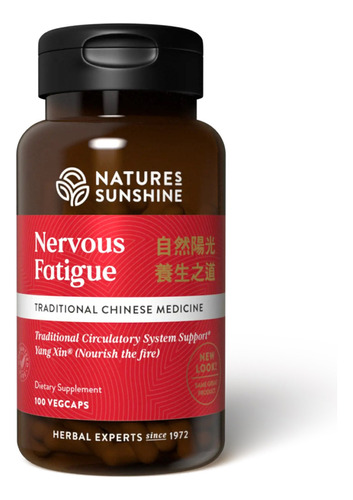 Natures Sunshine Chinese Nervous Fatigue 100caps