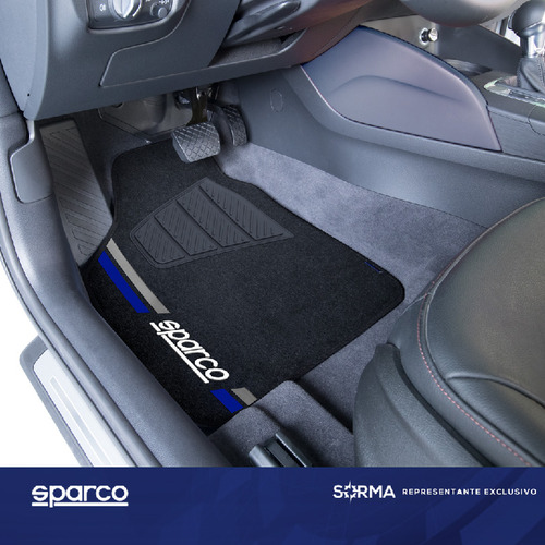 Imagen 9 de 10 de Cubre Alfombra Auto Sparco 4 Piezas Polyester Universal