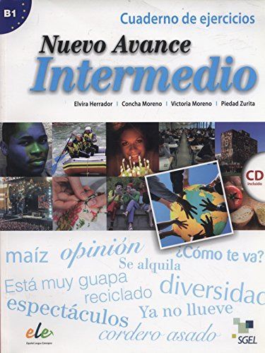 Libro Nuevo Avance Intermedio Ejercicios + Cd De Concha More