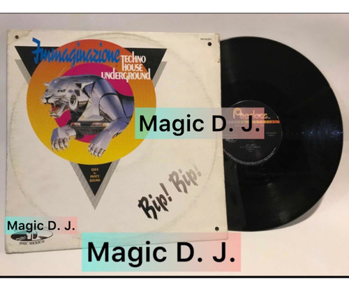 Immaginazione Vinilo Bip Bip Techno 1992 (Usado)
