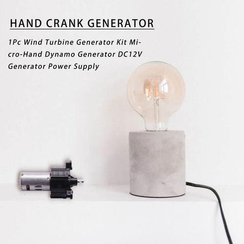Kit Generador De Turbina Eólica De 1 Pieza Micro-hand Dynamo