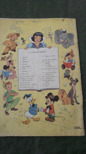 Libro Antiguo * Clasicos De Disney * El Sastresillo V. 1966 (Usado)