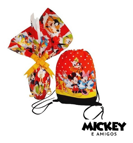 Ovo De Páscoa 250 Gramas Mickey Com Brinde Dentro