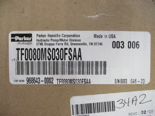 Nib Parker Hydraulic Motor Assembly Tf0080ms030fs Ccs
