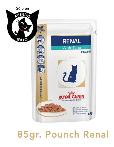 Royal Canin Renal Feline Tuna 85gr. - Mundo Gato