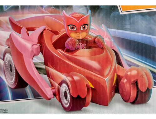 Pj Masks Búho Deslizador Ululette Vehículo Héroes En Pijama