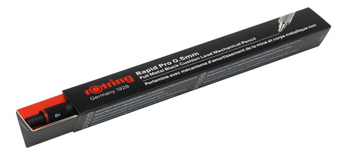 Lapiseira Rotring Rapid Pro Preta - 0,5mm