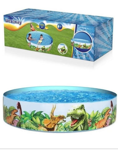Imagen 1 de 1 de Piscina Grande Diseño Dinosaurios Original