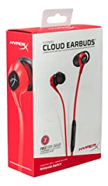 Audifonos Hyperx - Negro Y Rojo Rojo