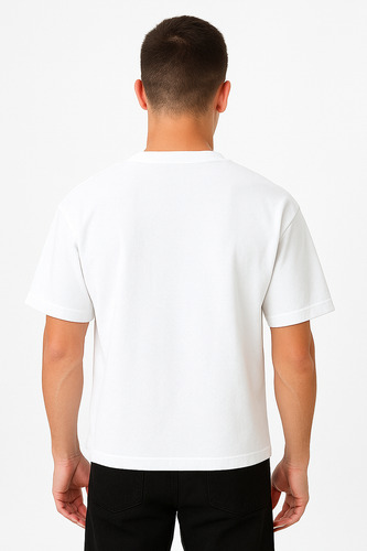 Remera Boxy Fit 100% Algodon Peinado Premium