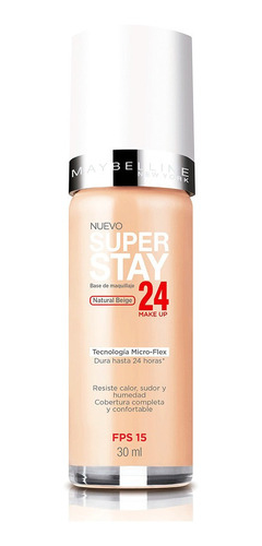 Base Maquillaje Superstay 24 Horas Natural Beige / Cosmetic