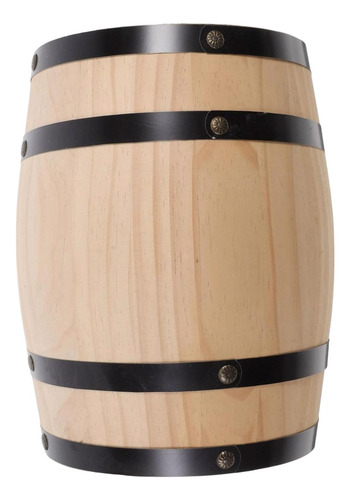 Dispensador De Whisky Retro En Barril De Roble Para M Beige