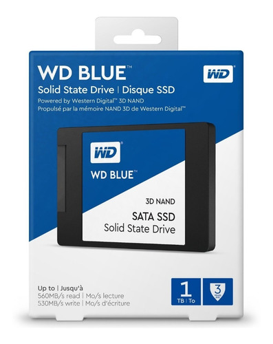 Ssd 1tb Wd Blue Sata3 Nova Versão Nand- Gar 5 Anos- N.fiscal